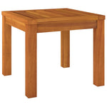 HKH Bancos de Jardim C/ Almofadões 2 Pcs 40x40x42 Acácia Maciça - Creme