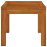 HKH Bancos de Jardim C/ Almofadões 2 Pcs 40x40x42 Acácia Maciça - Creme
