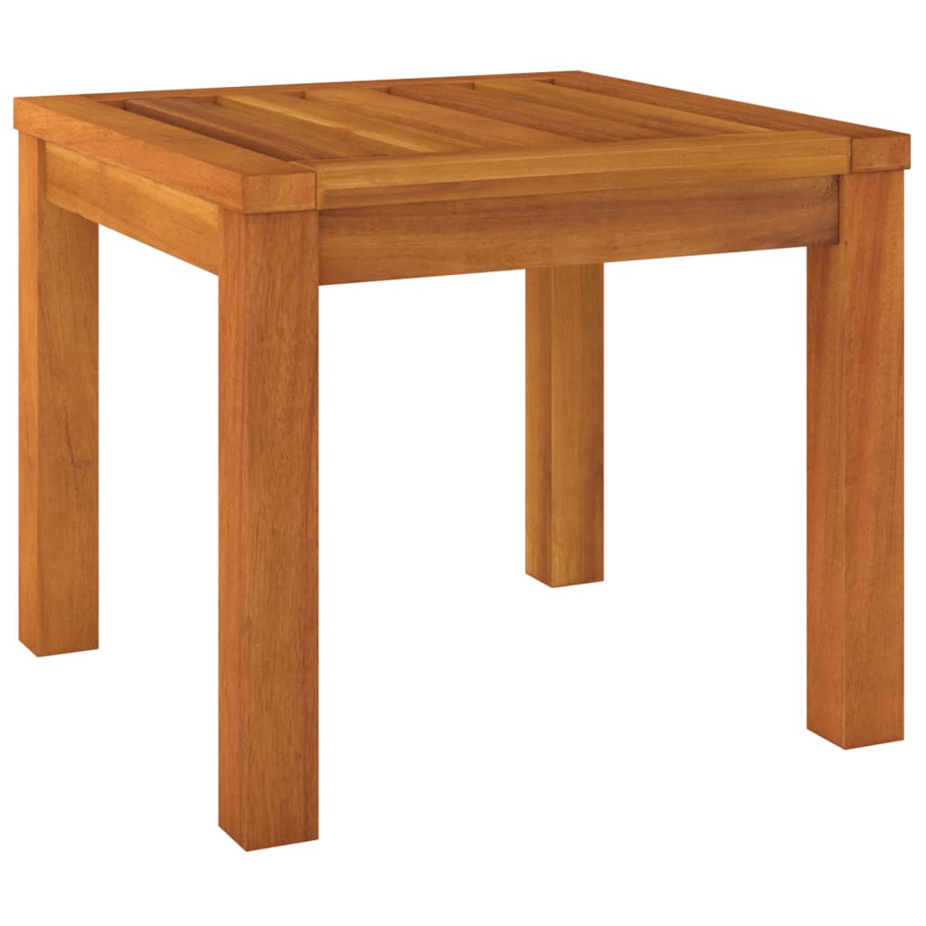 HKH Bancos de Jardim C/ Almofadões 2 Pcs 40x40x42 Acácia Maciça - Cinzento