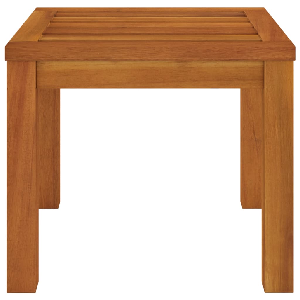 HKH Bancos de Jardim C/ Almofadões 2 Pcs 40x40x42 Acácia Maciça - Cinzento