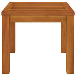 HKH Bancos de Jardim C/ Almofadões 2 Pcs 40x40x42 Acácia Maciça - Cinzento