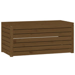 HKH 4 Pcs Conjunto De Caixas De Jardim Pinho Maciço Castanho Mel - Marrom