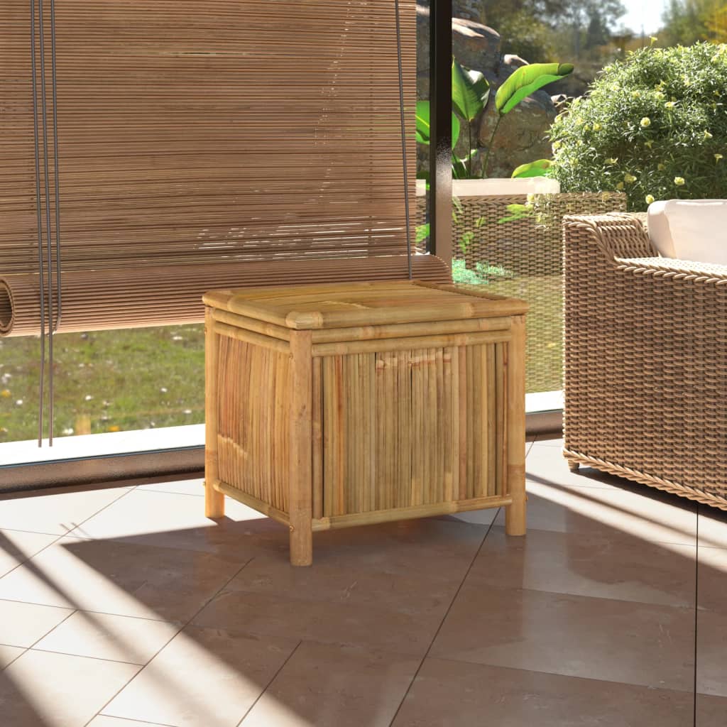 HKH Caja de Almacenamiento para Jardín Bambú - Marrón