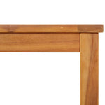 HKH Mesa de Centro 40x40x36 Cm Madeira de Acácia Maciça - Marrom