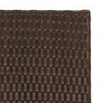 HKH Mesa Dobrável 45x35x32 Cm Vime Pe Castanho - Marrom