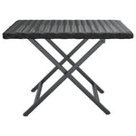 HKH Mesa Dobrável 45x35x32 Cm Vime Pe - Preto