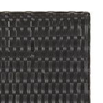 HKH Mesa Dobrável 45x35x32 Cm Vime Pe - Preto