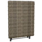 HKH Mesa Dobrável 45x35x32 Cm Vime Pe - Cinzento