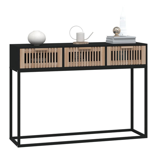 HKH Mesa de Apoio de Hierro - Negro