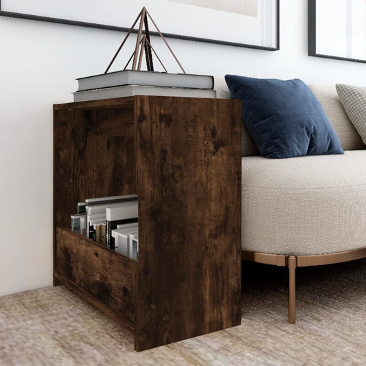 Mesa auxiliar HKH en roble ahumado y derivados de la madera