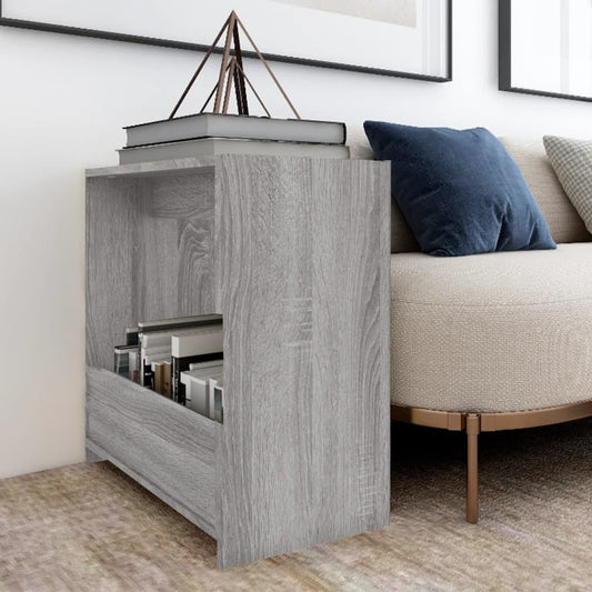 HKH Mesa auxiliar de madera manufacturada - Gris