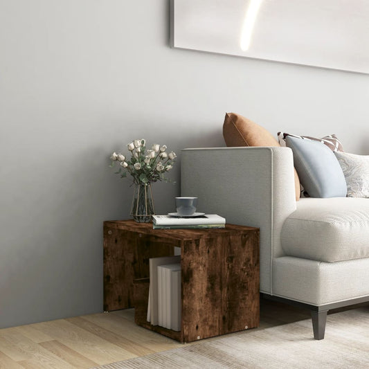 Mesa auxiliar HKH en roble ahumado cepillado
