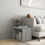 HKH Mesa auxiliar Sonoma en derivados de madera - Gris