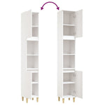 HKH Armário Casa de Banho - 30x30x190 Cm - Branco