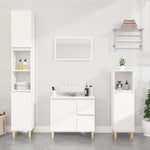 HKH Armário Casa de Banho - 30x30x190 Cm - Branco