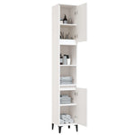HKH Armario Baño - 30x30x190 Cm - Blanco