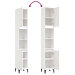 HKH Armario Baño - 30x30x190 Cm - Blanco