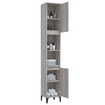 HKH Mueble de baño Sonoma - 30x30x190 cm - Gris