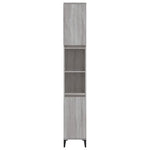 HKH Mueble de baño Sonoma - 30x30x190 cm - Gris