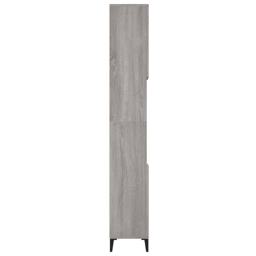 HKH Mueble de baño Sonoma - 30x30x190 cm - Gris