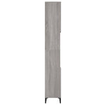 HKH Mueble de baño Sonoma - 30x30x190 cm - Gris