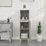 HKH Armario de Baño Sonoma - 30x30x100 Cm - Gris