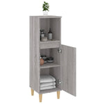 HKH Armario de Baño Sonoma - 30x30x100 Cm - Gris