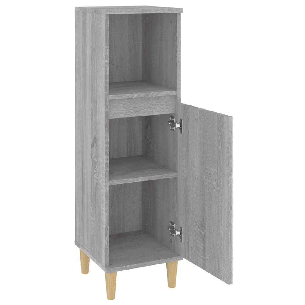 HKH Armario de Baño Sonoma - 30x30x100 Cm - Gris