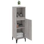 HKH Armário WC Sonoma - 30x30x100 Cm - Cinzento
