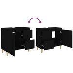 Mueble de Baño HKH - 65x33x60cm - Negro