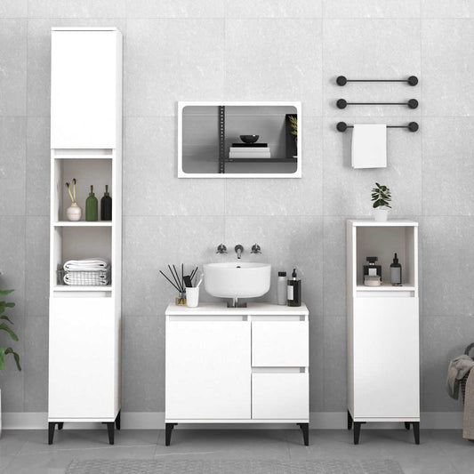 HKH Armário de Casa de Banho - 65x33x60cm - Branco