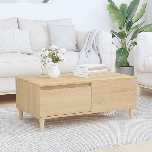 Mesa de centro HKH en derivados de madera Roble Sonoma