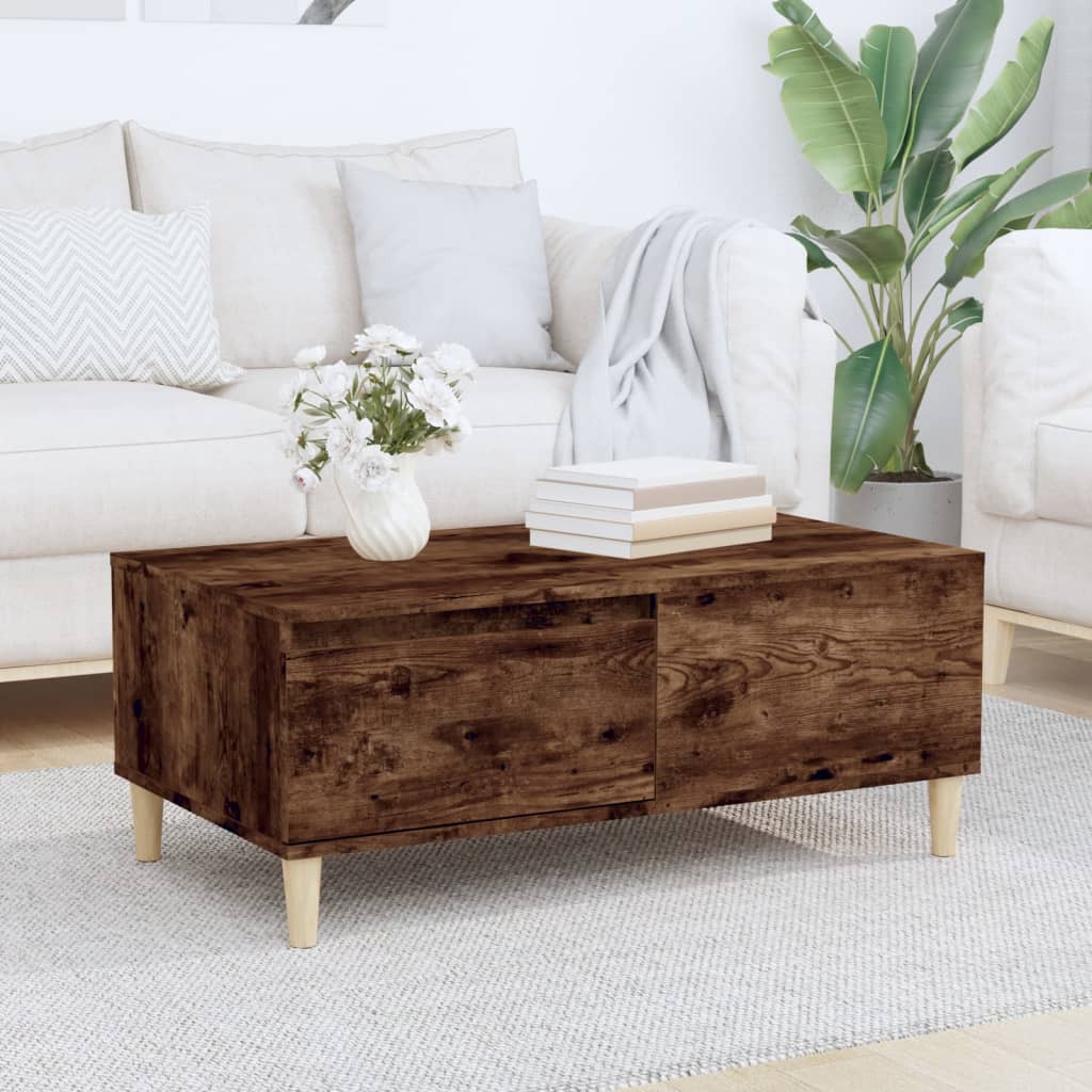 Mesa de centro HKH en derivados de madera Roble Ahumado
