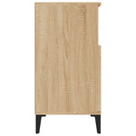 Aparador clásico HKH en derivados de madera, metal 60 X 35 X 70 Cm - Roble Sonoma