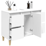 HKH Mueble de lavabo - 80x33x60 Cm - Blanco