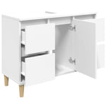 HKH Mueble de lavabo - 80x33x60 Cm - Blanco