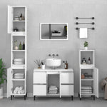 HKH Armário de Lavatório - 80x33x60 Cm - Branco