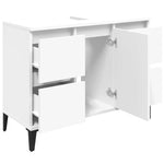 HKH Armário de Lavatório - 80x33x60 Cm - Branco