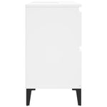 HKH Armário de Lavatório - 80x33x60 Cm - Branco