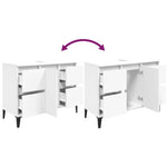 HKH Armário de Lavatório - 80x33x60 Cm - Branco