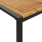 HKH Mesa Jardim C/ Pernas em Forma de U Acácia Maciça - Marrom