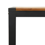 HKH Mesa Jardim C/ Pernas em Forma de U Acácia Maciça - Marrom