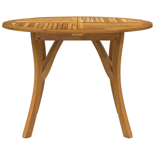 HKH Mesa de Jardim Ã˜ 110 Cm Madeira de Acácia Maciça - Marrom