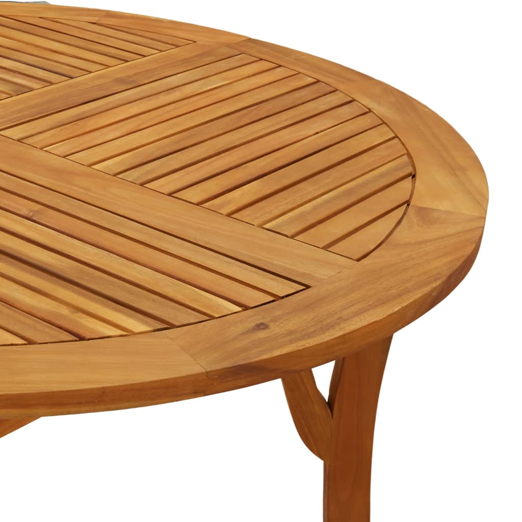 HKH Mesa de Jardim Ã˜ 110 Cm Madeira de Acácia Maciça - Marrom