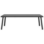 HKH Mesa de Centro de Jardim 110x55x35 Cm Aço - Antracite