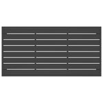 HKH Mesa de Centro de Jardim 110x55x35 Cm Aço - Antracite