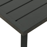 HKH Mesa de Centro de Jardim 110x55x35 Cm Aço - Antracite