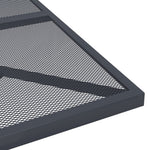 HKH Mesa de Jardim 80x80x72,5 Cm Malha de Aço - Antracite