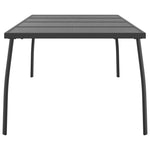 Mesa de jardín de malla de acero HKH - Antracita