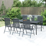 Mesa de jardín de malla de acero HKH - Antracita